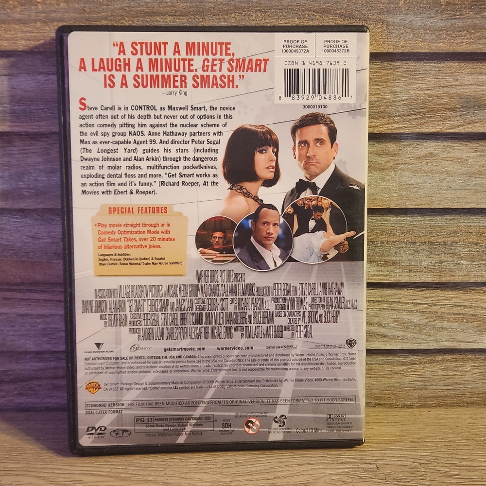🖤 Get Smart DVD Comedy Movie - Picture 2 of 4